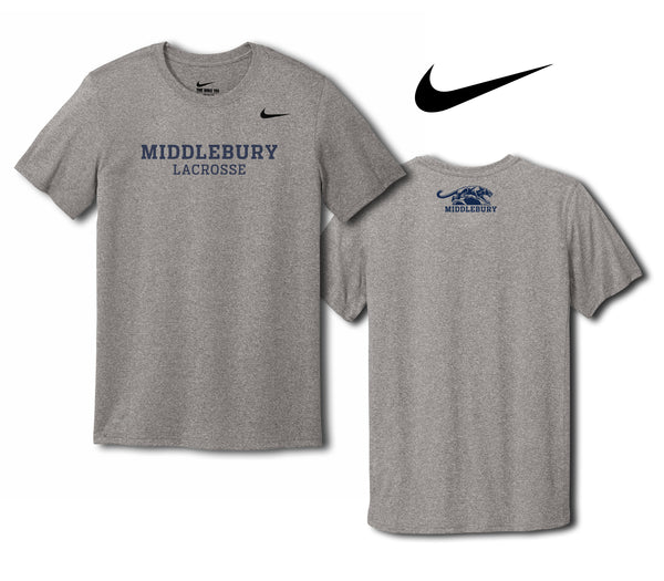 Nike Middlebury Lacrosse T-Shirt (Grey)