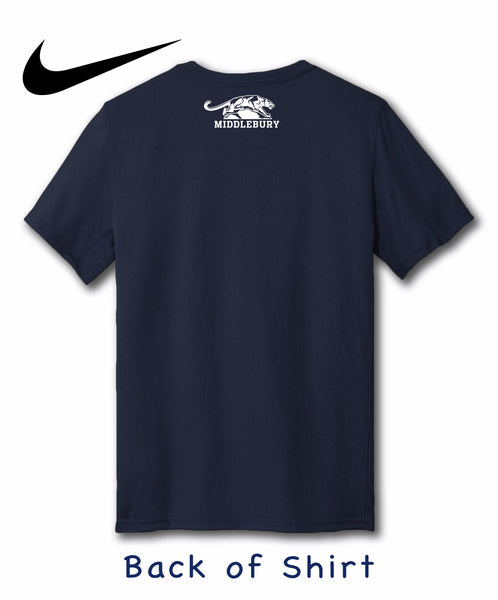 Nike Middlebury Panther Basketball T-Shirt (Navy)
