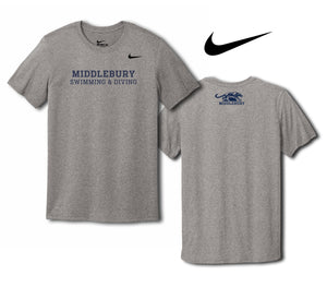 Nike Middlebury Swimming & Diving T-Shirt (Grey)