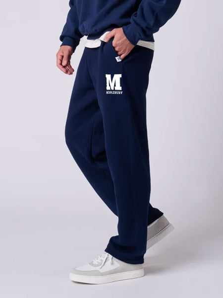 Middlebury Open Bottom Sweatpants (navy)