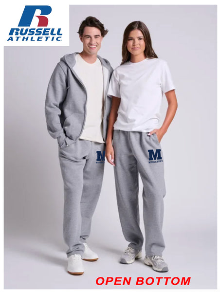 Middlebury Open Bottom Sweatpants (grey)