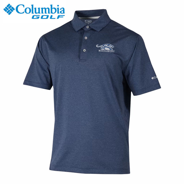 Middlebury Sand Tee Polo (Navy Stripe)