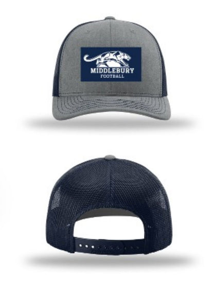 Middlebury Panther Football Hat (Trucker-112HGN)