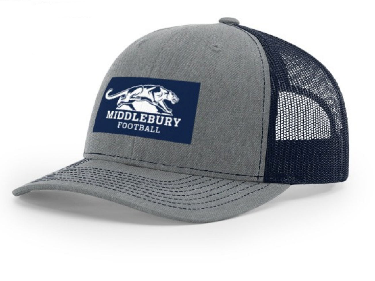 Middlebury Panther Football Hat (Trucker-112HGN)