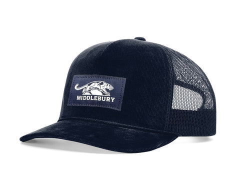 Middlebury Panthers Corudory Trucker Hat (930Navy/Navy)