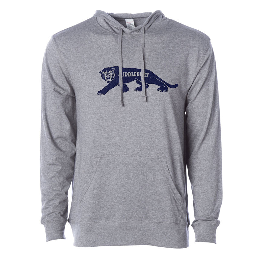 Vintage Panther Middlebury Hooded T-Shirt (grey)