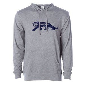 Vintage Panther Middlebury Hooded T-Shirt (grey)