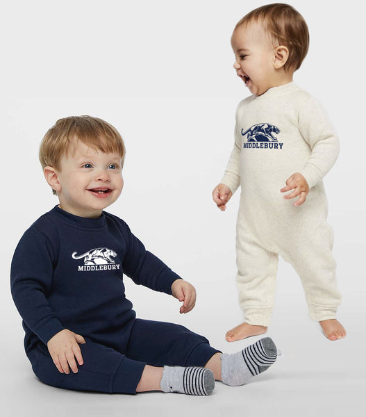 Panther Infant Fleece One-Piece