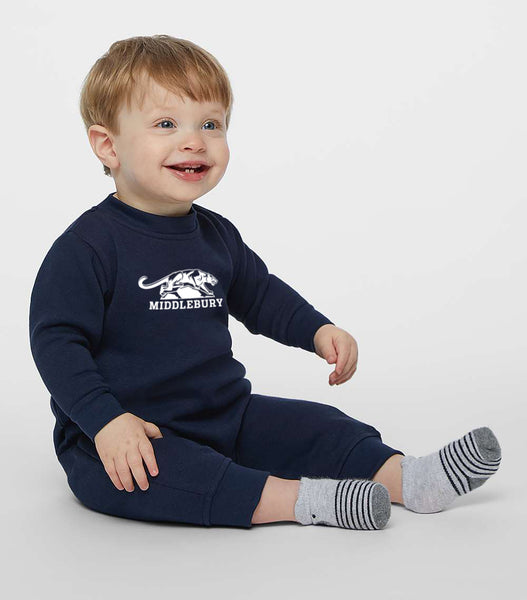 Panther Infant Fleece One-Piece
