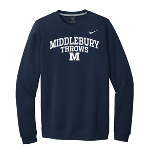 Middlebury Throws Sweatshirt (Navy-Crew)