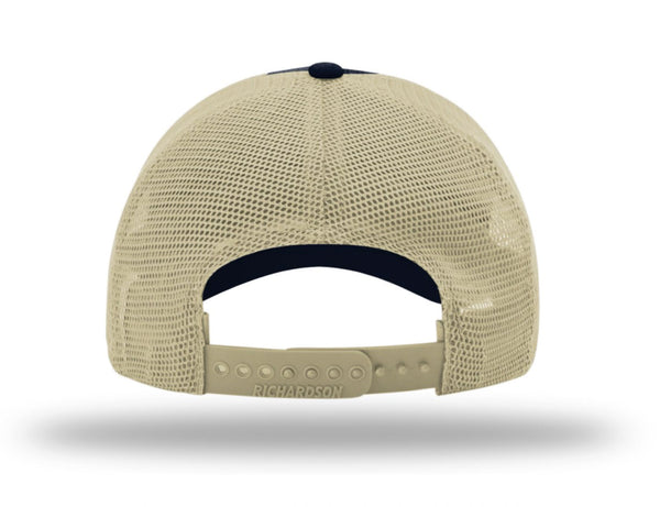 Middlebury Panthers Trucker Hat (111-Navy/Khaki)