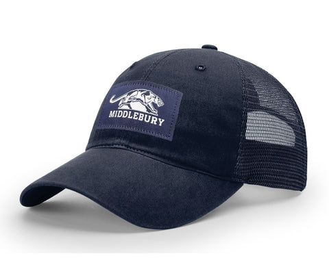 Middlebury Panthers Trucker Hat (111-Navy/Navy)