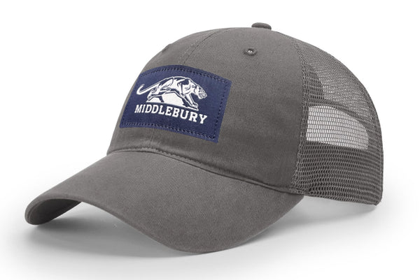 Middlebury Panthers Trucker Hat (111-Charcoal)