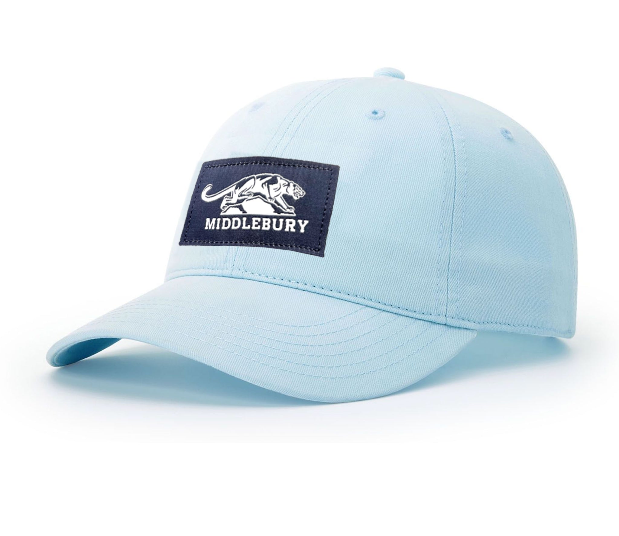 Middlebury Panther on Rock Hat (R326-Powder Blue)