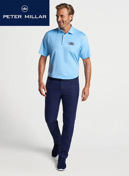 Solid Performance Jersey Polo (Cottage Blue)