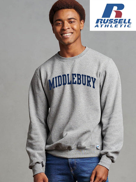 Classic Middlebury Crew Sweatshirt (Grey)