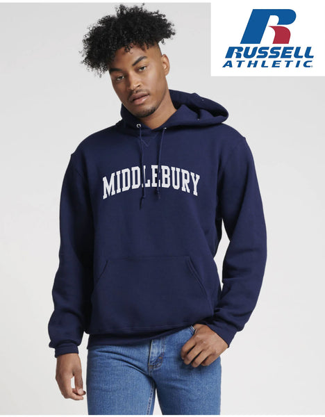 Classic Middlebury Hooded Sweatshirt (Navy)