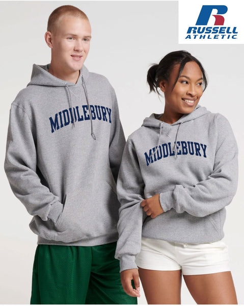 Classic Middlebury Hooded Sweatshirt (Grey)