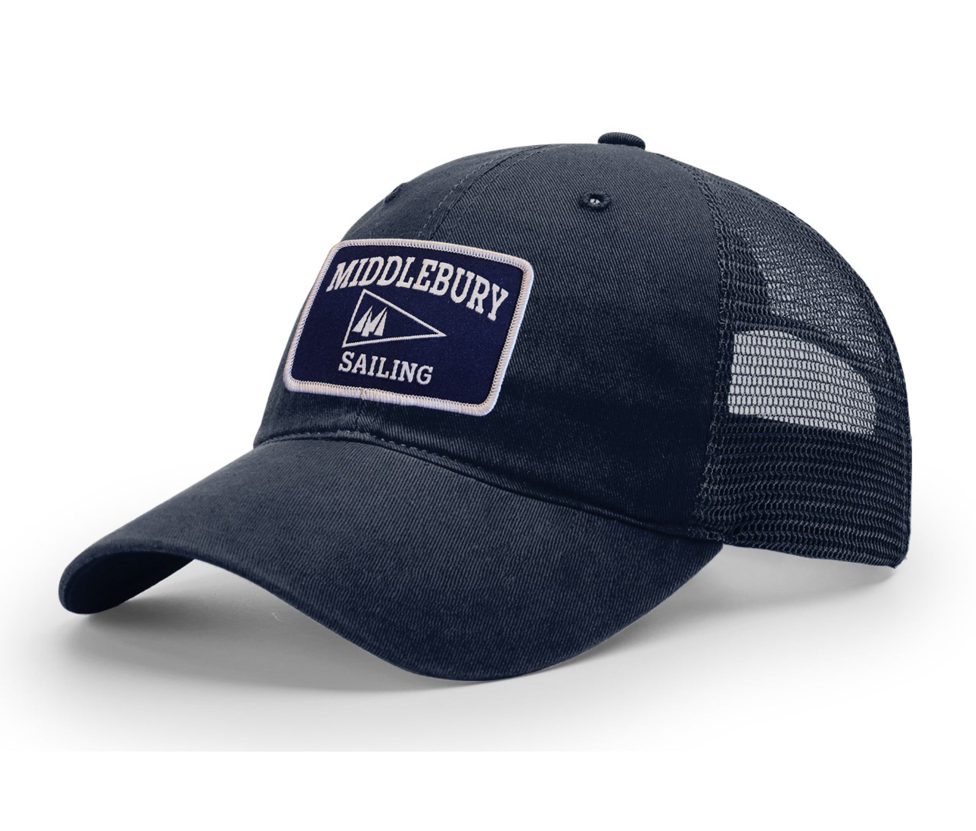 Middlebury Sailing Trucker Hat (111-Navy/Navy)