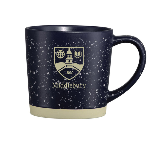 Middlebury Shield Speckled Mug (12oz)