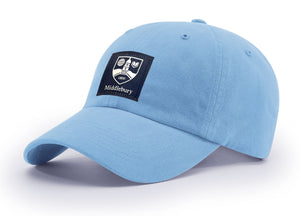 Middlebury Shield Hat (R55-Columbia Blue)