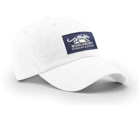 Middlebury Panther Swimming & Diving Hat (White-326)