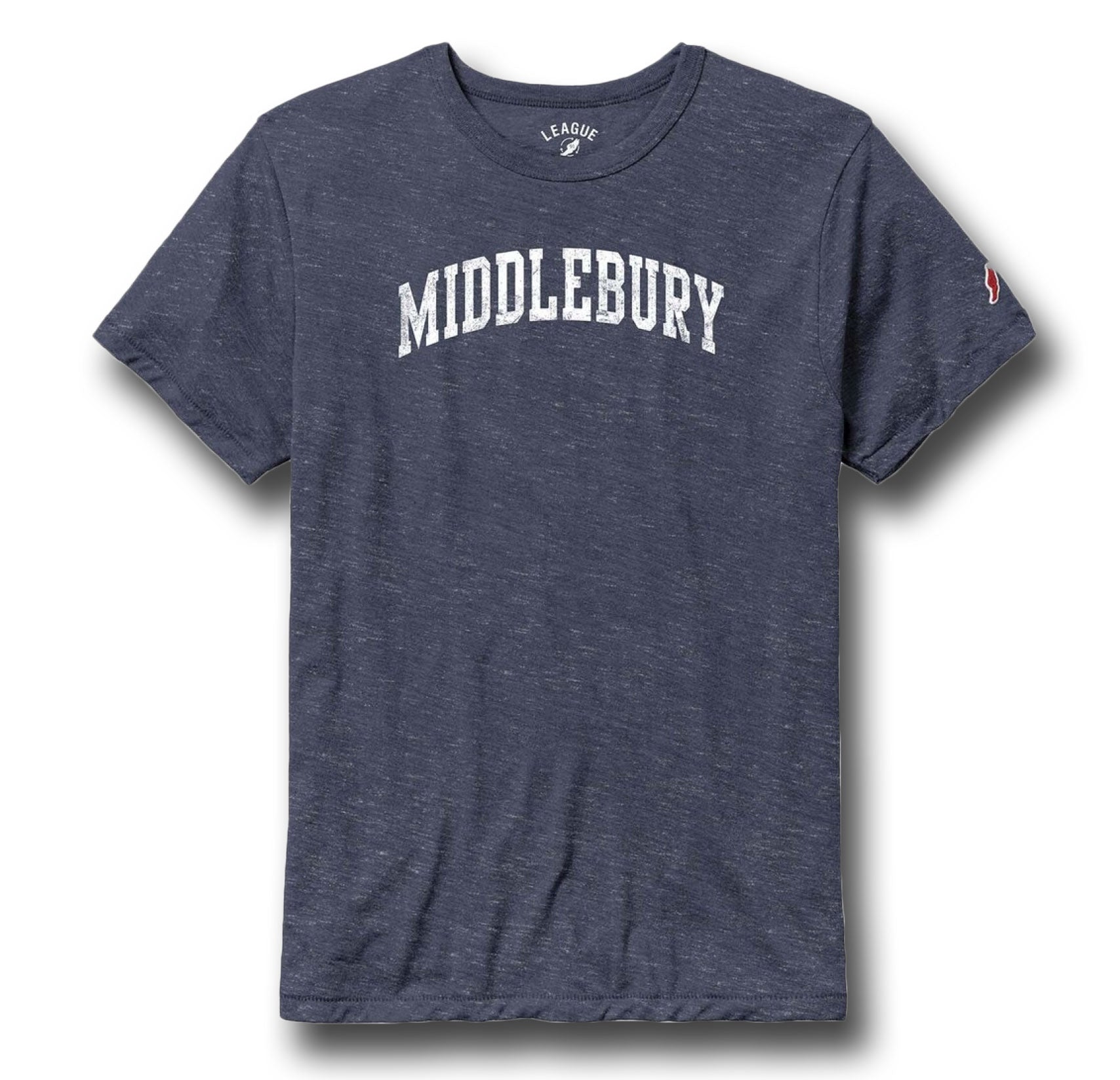 Middlebury Tri-Blend T-Shirt (Heather-Navy)