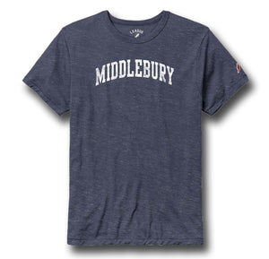 Middlebury Tri-Blend T-Shirt (Heather-Navy)