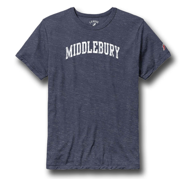 Middlebury Tri-Blend T-Shirt (Heather-Navy)