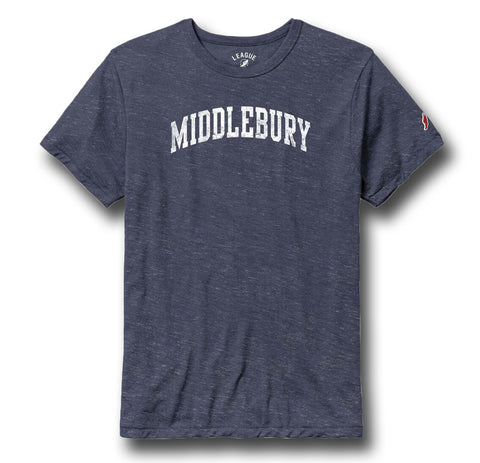 Middlebury Tri-Blend T-Shirt (Heather-Navy)
