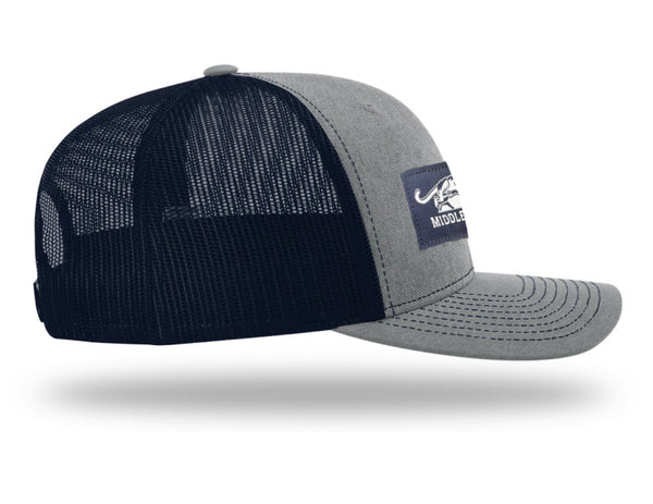 Middlebury Panthers Trucker Hat (H.Grey/Navy)