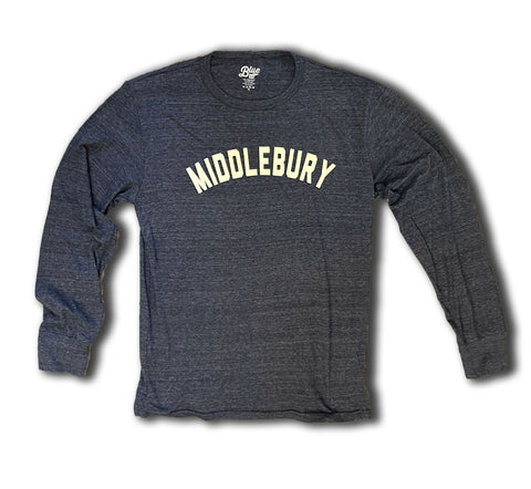 Middlebury Vintage Tri-Blend Long Sleeve (Navy)