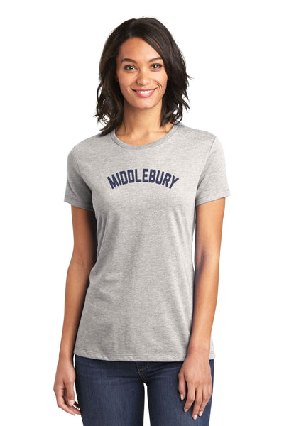 Middlebury Women's "Lizzie" T-Shirt (Heather Grey)