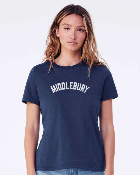 Middlebury Women's "Lizzie" T-Shirt (Navy)