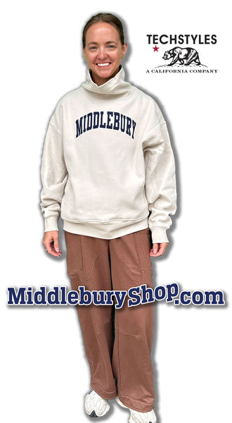 Middlebury Women's Mock Neck (Cement)