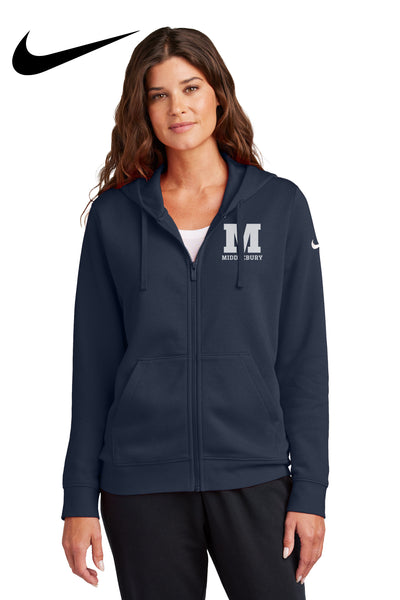 Middlebury Nike Women's Zip Hoodie