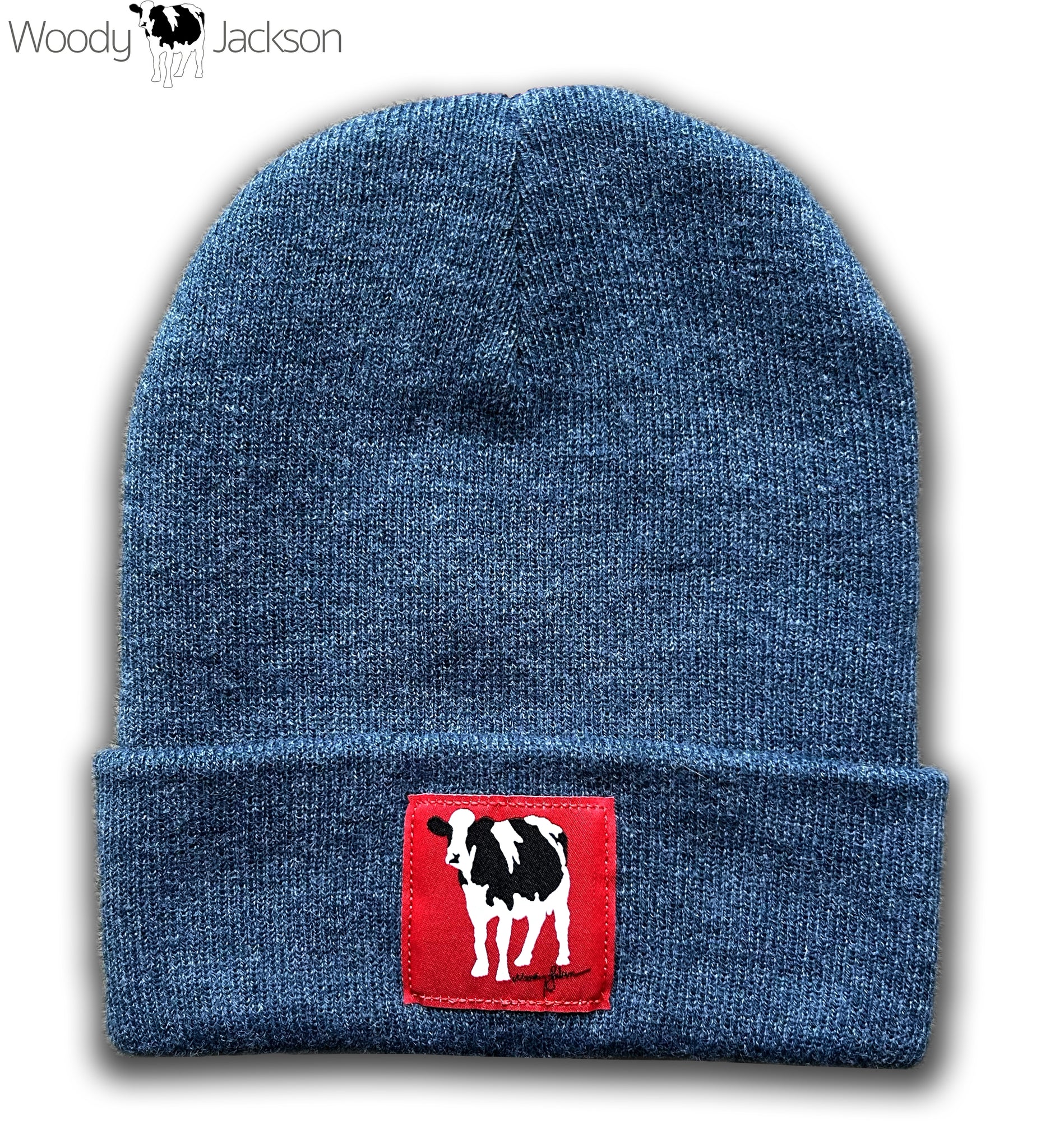 Rubin Cow Knit Beanie (Heather Twilight)