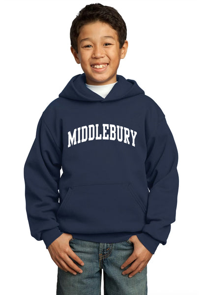 Middlebury Youth Hooded Sweatshirt (Navy)