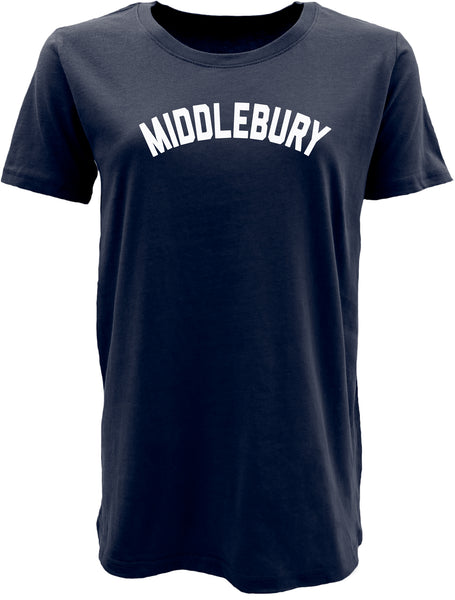 Middlebury Women's "Lizzie" T-Shirt (Navy)