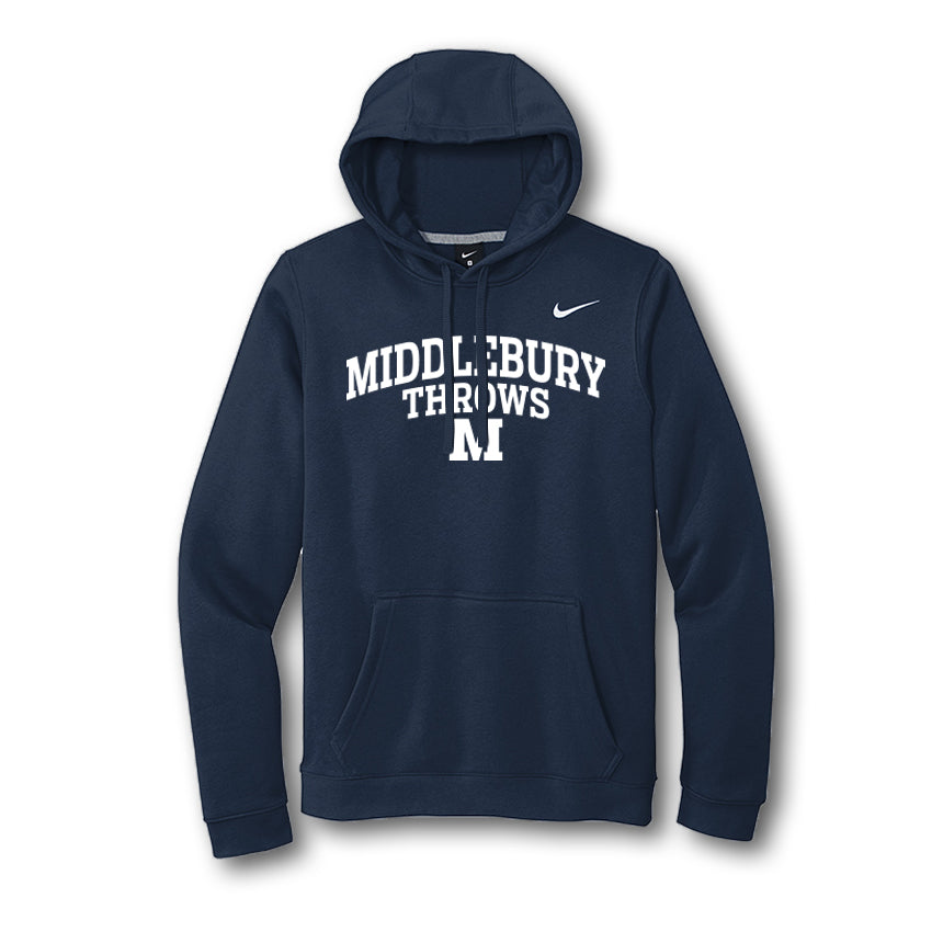 Middlebury Throws Sweatshirt (Navy-Hood)