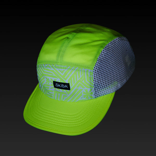 Lightweight Run Cap - Neon Waves