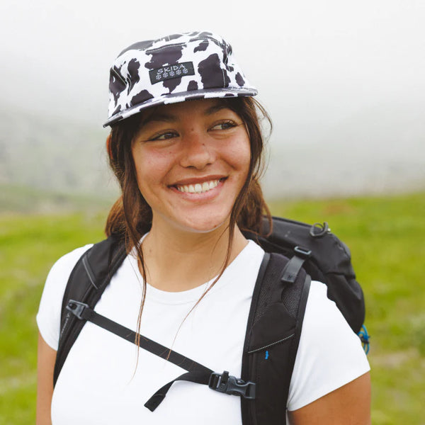 Flat Brim Hat - Moo Cow