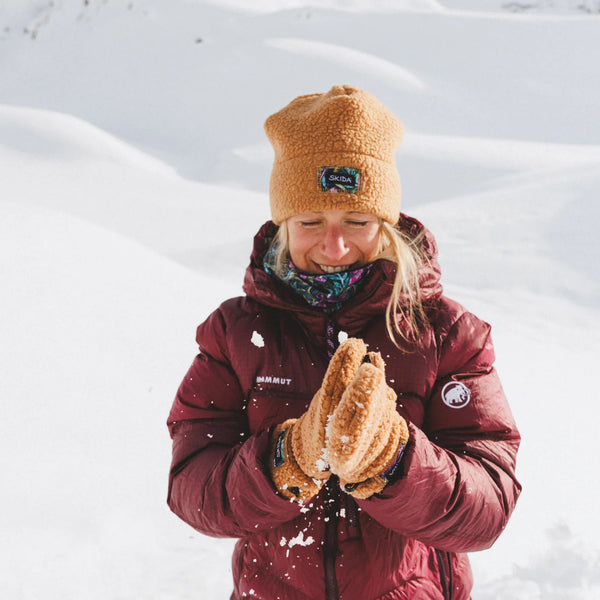 High Pile Polartec® Fleece Hat - Biscuit