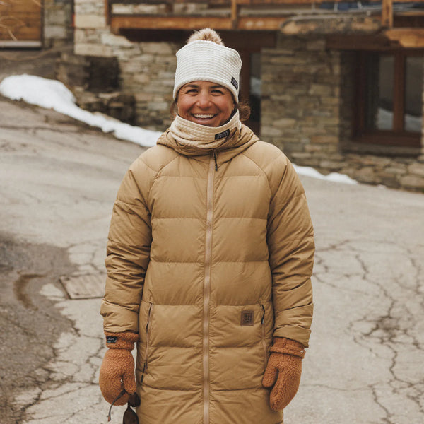 Chateau Fleece-Lined Pom Hat - Ecru