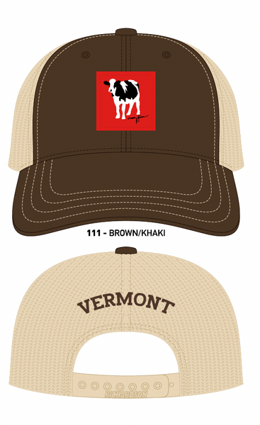 Rubin Cow Trucker Hat (Brown/Khaki)