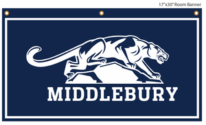 Middlebury Panther Canvas Room Banner