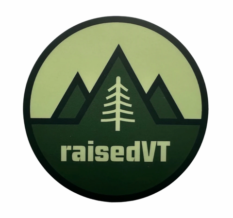 raisedVT Vermont State Badge Vermont Sticker 3.5"