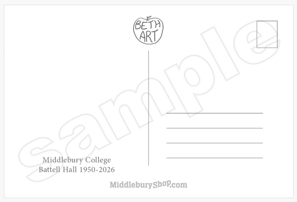 Middlebury College Battell Hall: Post Card