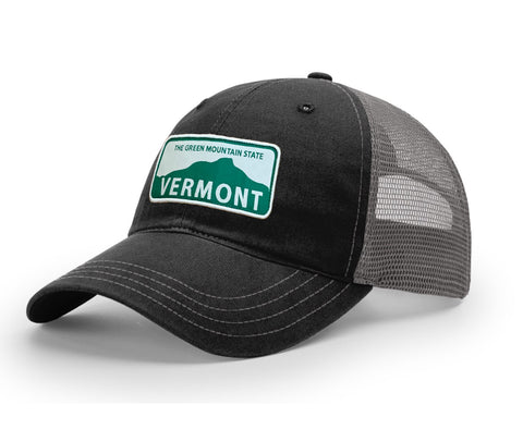 Vermont Green Mountains Hat (Black/Charcoal)