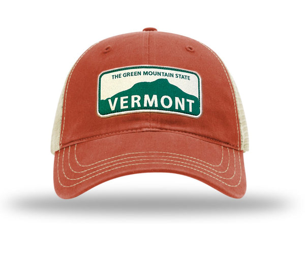 Vermont Green Mountains Hat (Texas Orange/Khaki)
